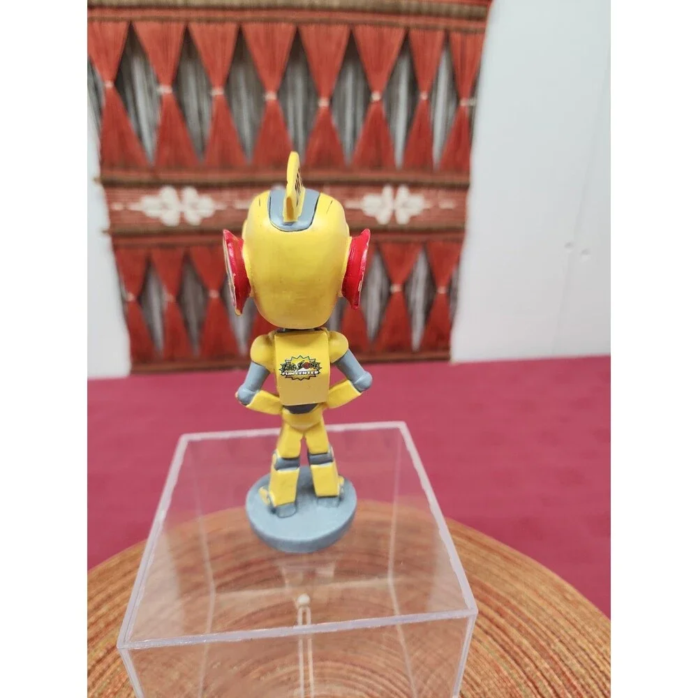 ZZ Robot Bobblehead Toy Mascot Of Zap Zone Promotional Giveaway 5.5 Inch
